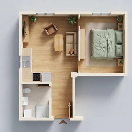 Apartamento Haus Ostseekristall Smaragd Zinnowitz